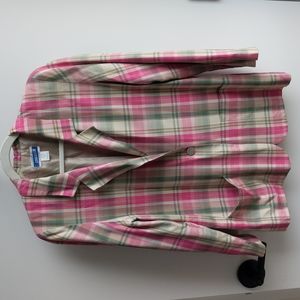 Vintage Pendleton Pink and Green Tartan Plaid Blazer